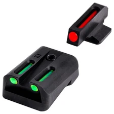 TRUGLO Brite-Site Fiber Optic Red, Rear Green Kimber Handgun Sights (TG131K)