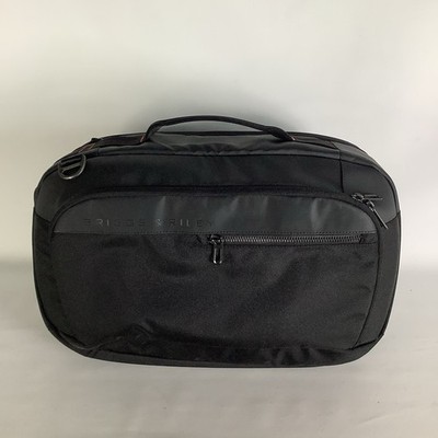 Briggs & Riley Black Convertible Backpack Duffle Bag - Carry On