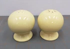 Fiesta Light Yellow Ball Salt and Pepper Shaker Set Homer Laughlin