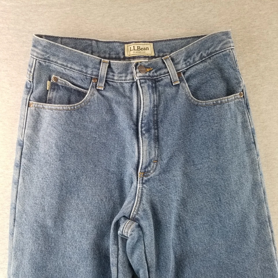 Jean L.L Bean para hombre talla 30x34 de colección forrado de vellón ajuste clásico MedWash Normcore duradero Foto 2 de 4