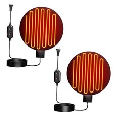 Chicken Water Heater for Winter, 6'' Heated Waterer Base for Metal/Plastic 2PCs