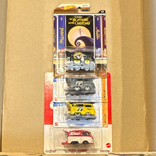 Hot Wheels Kool Kombi Diecast Van Lot of 4 1:64 Surf's Up Eibach Disney