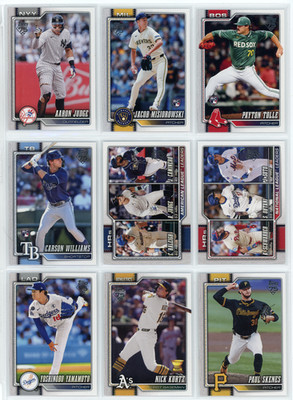 2026 Topps Series 1 - Base - #1-175 - You Pick/Choose - Complete Your Set