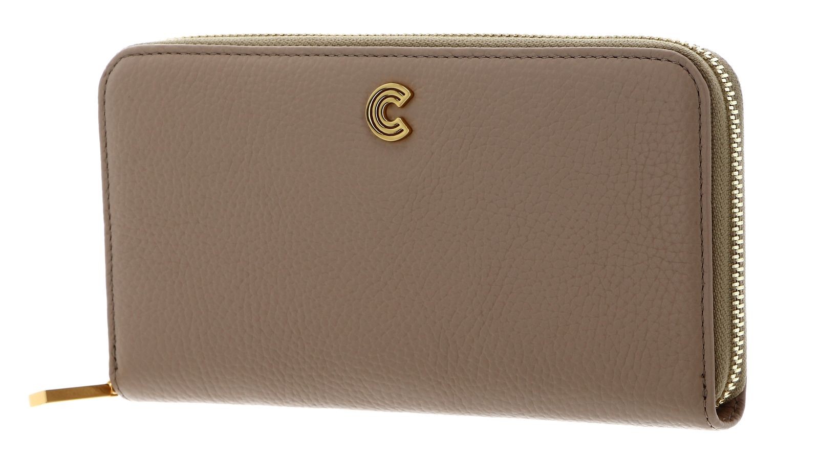 COCCINELLE purse Zip Around Wallet Toasted