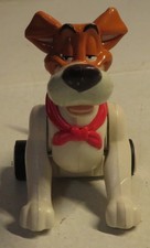 Burger King Oliver & Company Dodger Dog Toy On Wheels Disney 1996 Disney Toy Kid