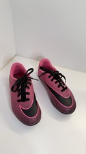Pink Nike Kids Jr Bravata II FG Soccer Cleats Size 12C Black/Pink