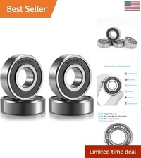 Compact Alloy Steel Bearings 1/2" ID x 1-1/8" OD - Perfect for Every Application