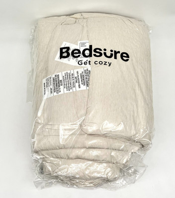 Bedsure Get Cozy Comforter Set - Solid Cationic Dyeing Size 104 X 90 Inches
