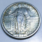 1917-D Type 1 Standing Liberty Quarter Beautiful High Grade Coin Rare Date