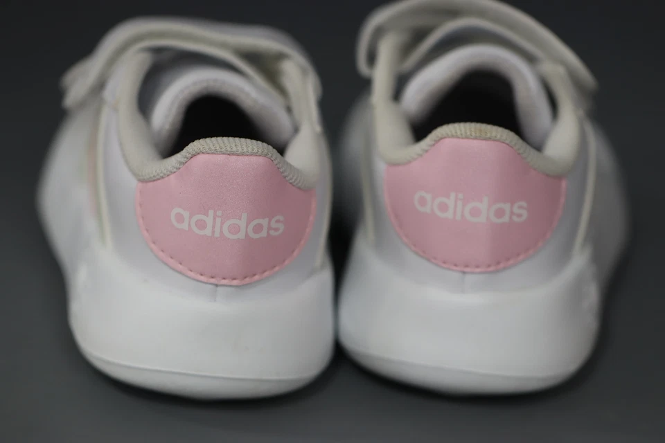 Tênis Adidas Grand Court 2.0 CF, tamanho: 6 T, verde rosa claro - Imagem 3 de 4