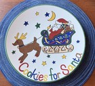 Mikasa Cookies For Santa Plate Large 11” Round Plate Platter  — photo 1