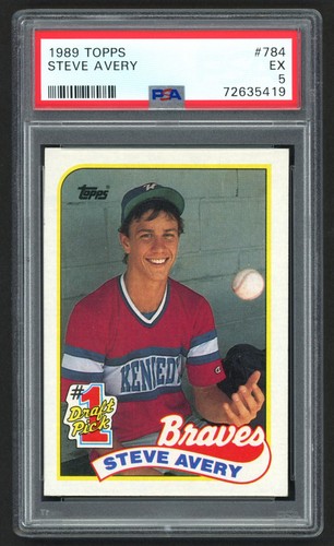 1989 Topps Steve Avery #784 card