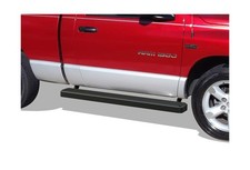 APS Stainless Steel Black 6in Running Boards Nerf Bars Side Steps Compatibl...