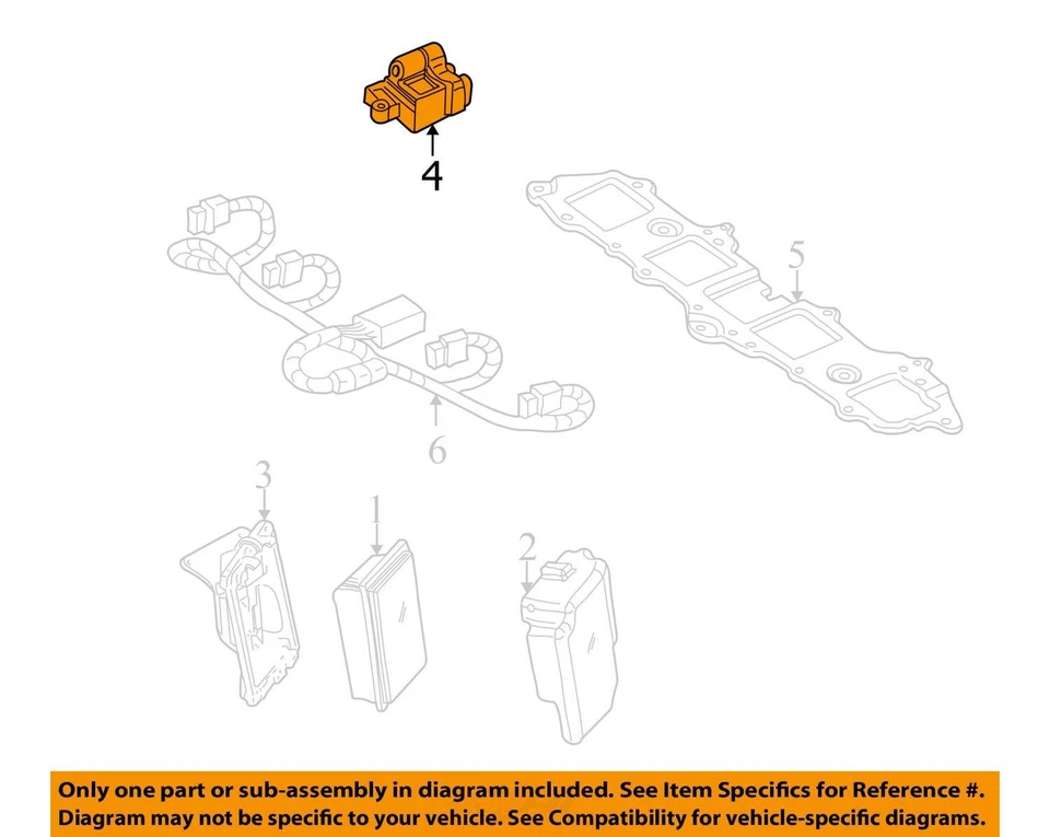 Paquete de encendedor de bobina de encendido de Chevrolet Silverado 3500 2005 Oe# 12569188 Foto 3 de 4