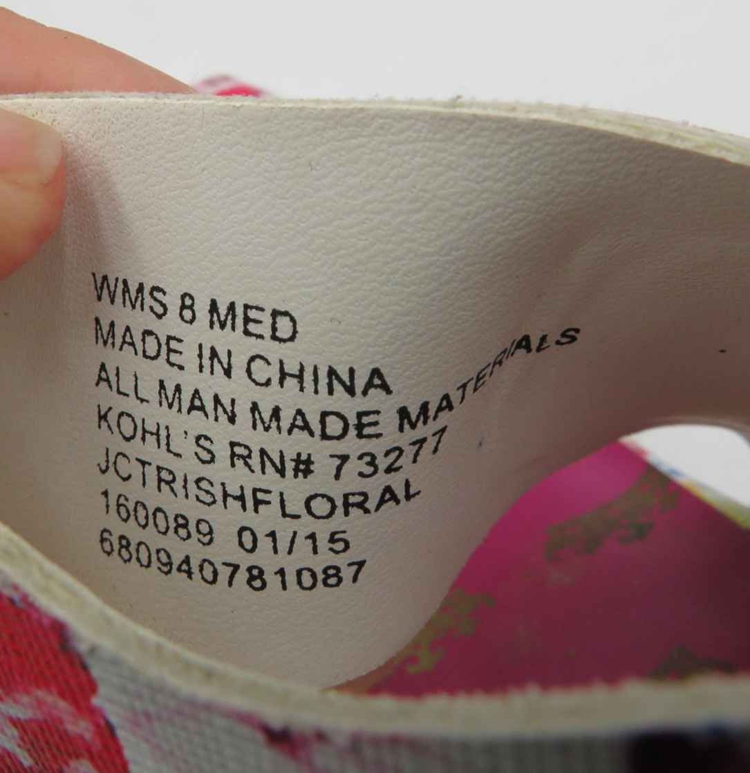 Juicy Couture Shoes Womens Size 8 Wedge Sandals Pink White Ankle