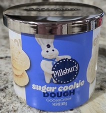 Pillsbury Goose Creek Sugar Cookie Dough 3 Wick Candle 14.5 oz