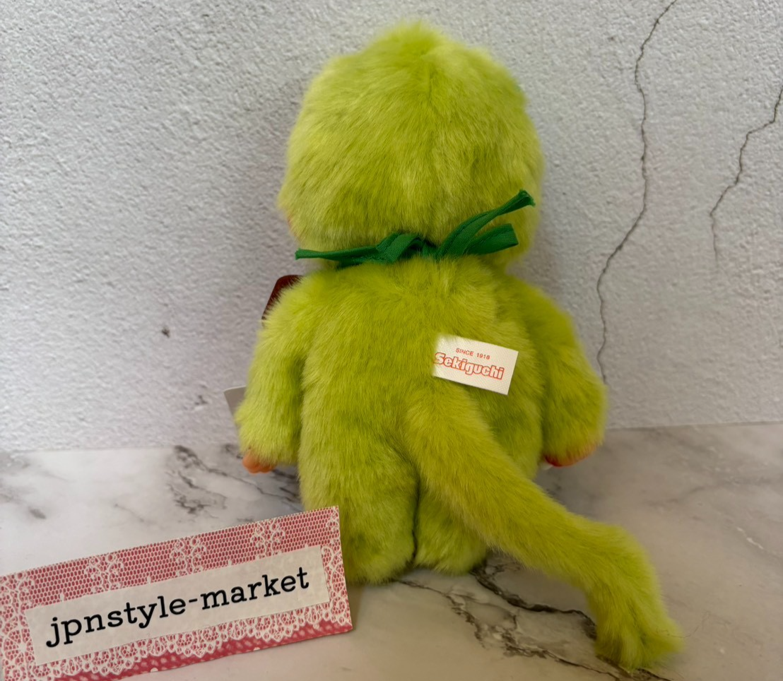 Sekiguchi Monchhichi Matcha Boy Large Face Plush Doll S Size Japan