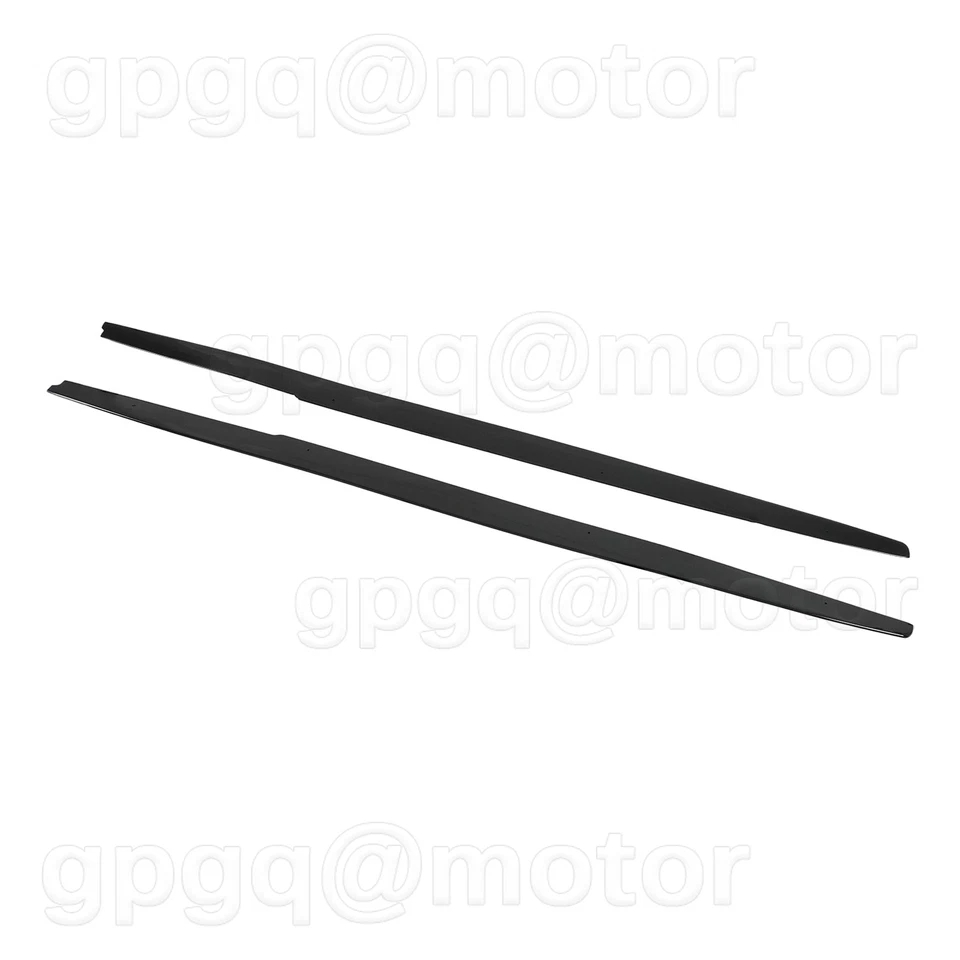 Extensión de faldones laterales estilo MP negro brillante para BMW Serie 5 E60 / E61 M5 04-10 Foto 3 de 4
