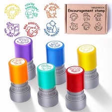 6 PCS Teacher Stamps Set Encouraging Animal Grading Self Inking Behavior