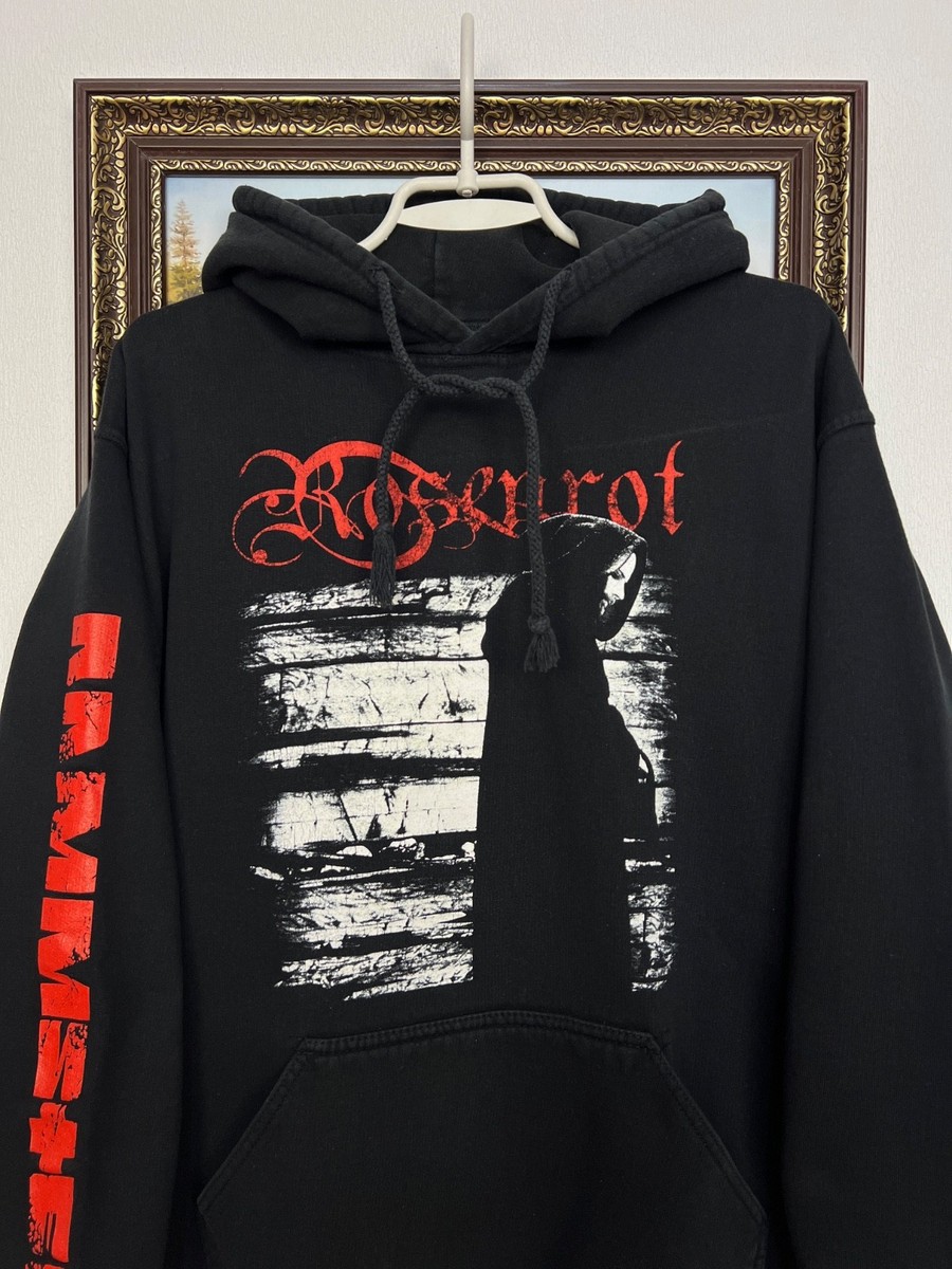 Vintage 2000's Rammstein Rosenrot Rare Metal Band Hoodie Jacket
