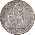 1853 Seated Liberty Dollar PCGS XF Details Key Date Great Eye Appeal Nice Str...
