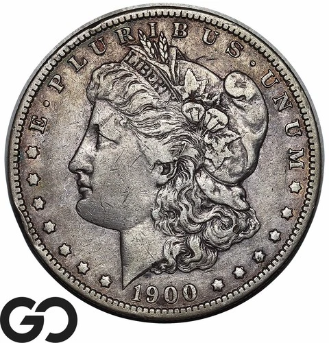 1900-O Morgan Silver Dollar Coin, Choice XF Better Date