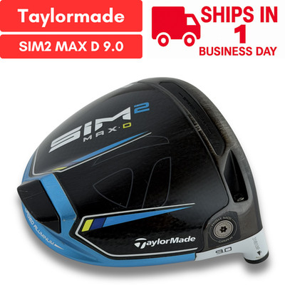 TaylorMade SIM2 MAX D 9 * Driver Kopf Rechtshand GEBRAUCHT SCHNELLER...