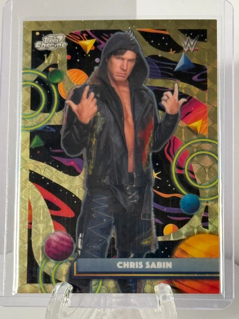2026 Topps WWE Cosmic Chrome #199 Chris Sabin Superfractor 1/1