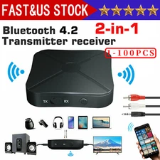 Bluetooth Transmitter Receiver Wireless Adapter TV Home Stereo A2D PAudio Lot