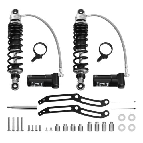 Remote Reservoir Rear Suspensions Shocks Fit For Harley Electra Road Glide 14-24 - Bild 2 von 20