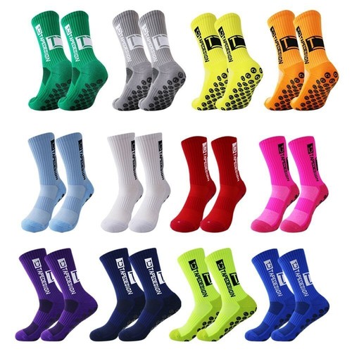 Sports Socks Anti-Slip Skid Hospital Soccer Basketball Football Grip Dots Train - Picture 9 of 23