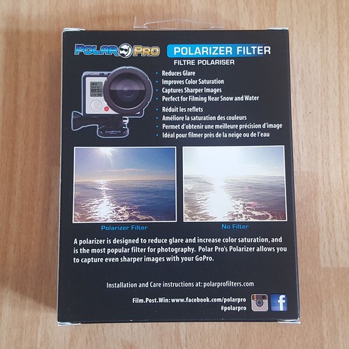 Polar Pro GoPro HERO 3, 3+, 4 Polarising Naked Frame Slim Filter (P1005) - Picture 5 of 11