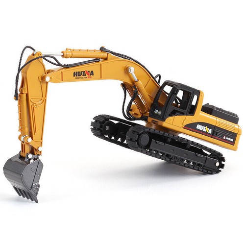 1:50 Huina Excavator Toy Vehicles Alloy Diecasts Crawler Children Boy Simulation - Picture 13 of 63