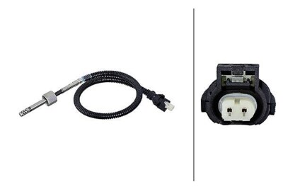HELLA Sensor, Abgastemperatur Links, Oben für MERCEDES-BENZ
