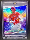 Mike Trout RARE REFRACTOR INVESTMENT CARD TOPPS ANGLES MVP