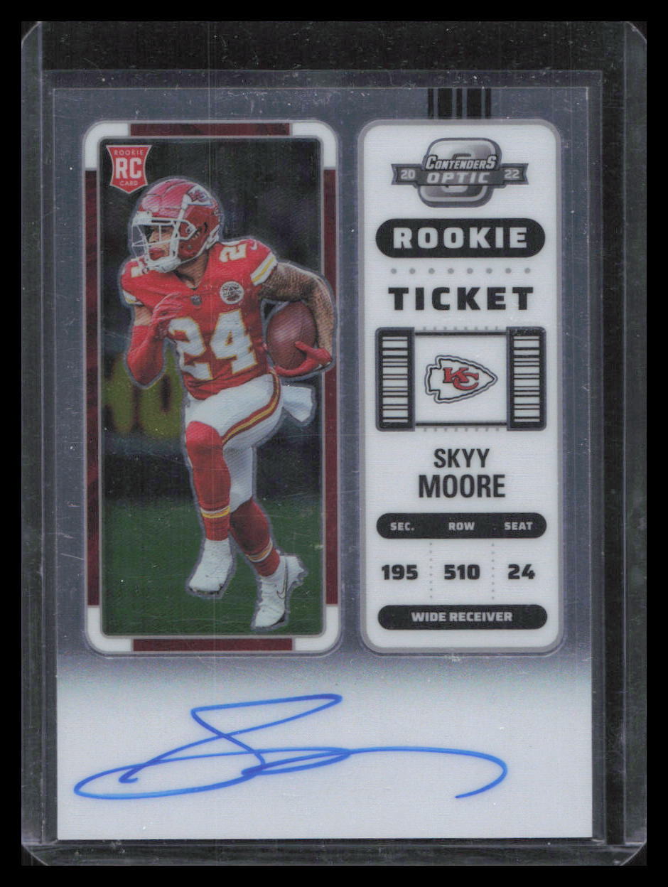 2022 Panini Contenders Optic #134 Skyy Moore Autograph