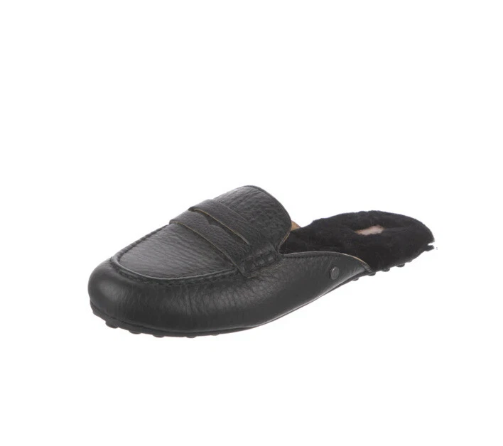 UGG PANTOFOLE 1020027 Nero Lane Mocassino Mules Fodera in Shearling Donna 8