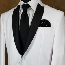 NEW - Men's Sequin Pre-Folded Pocket Square Insert - More Colors