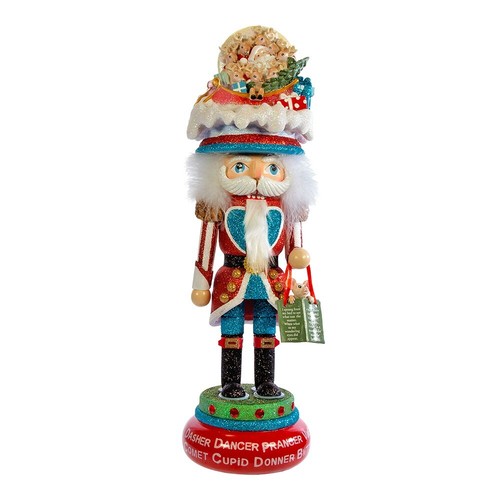 Kurt Adler Hollywood Nutcracker - Now Dasher Now Dancer Christmas Nutcracker 18" - Picture 7 of 11