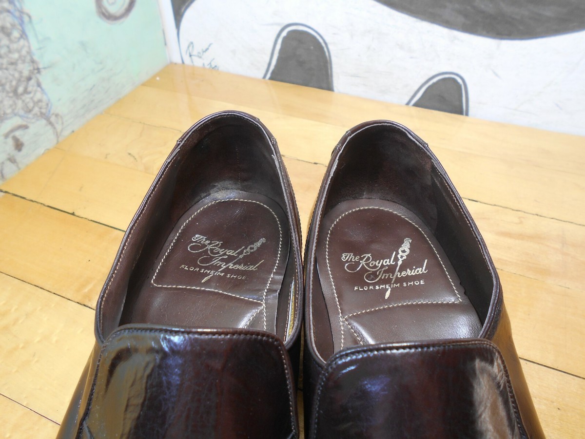 Florsheim Royal Imperial Brown Leather Tassel Loafers Men