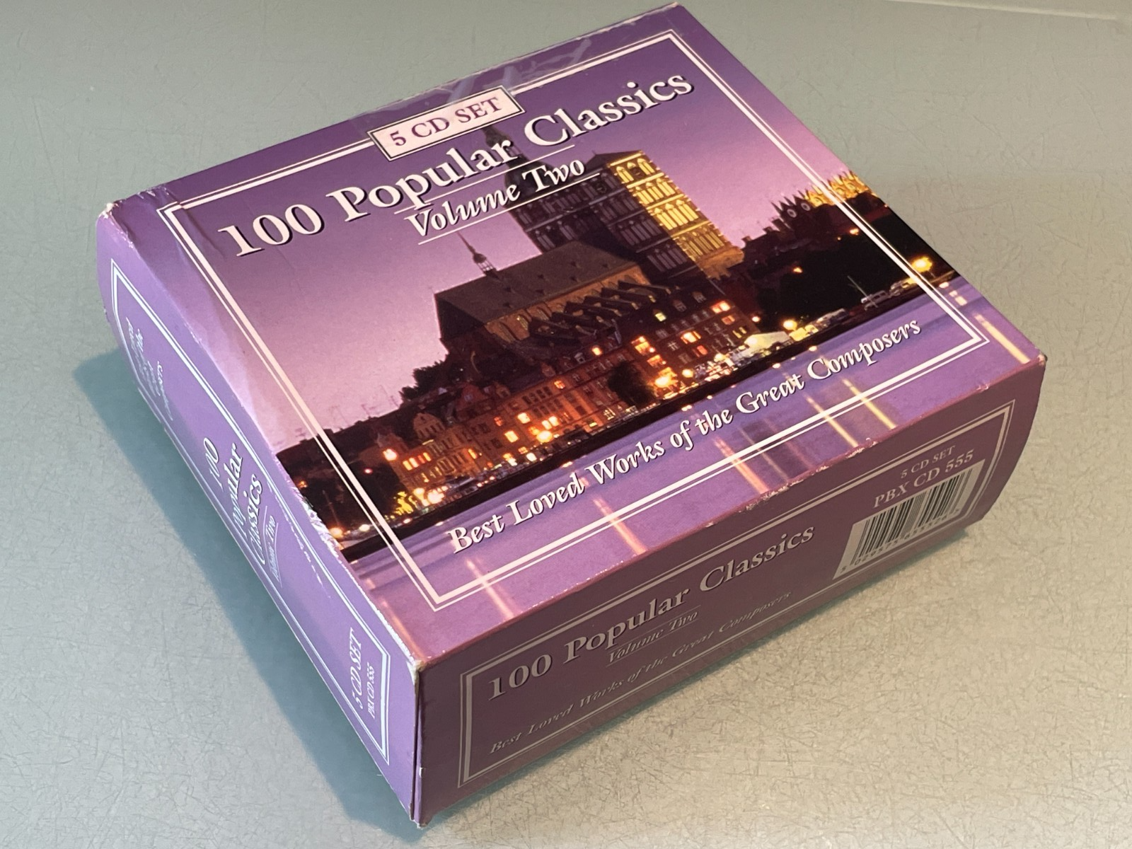 100 Popular Classics Volume Two - 5 CD's Album Box Set - 1998 - Over 6 Hours