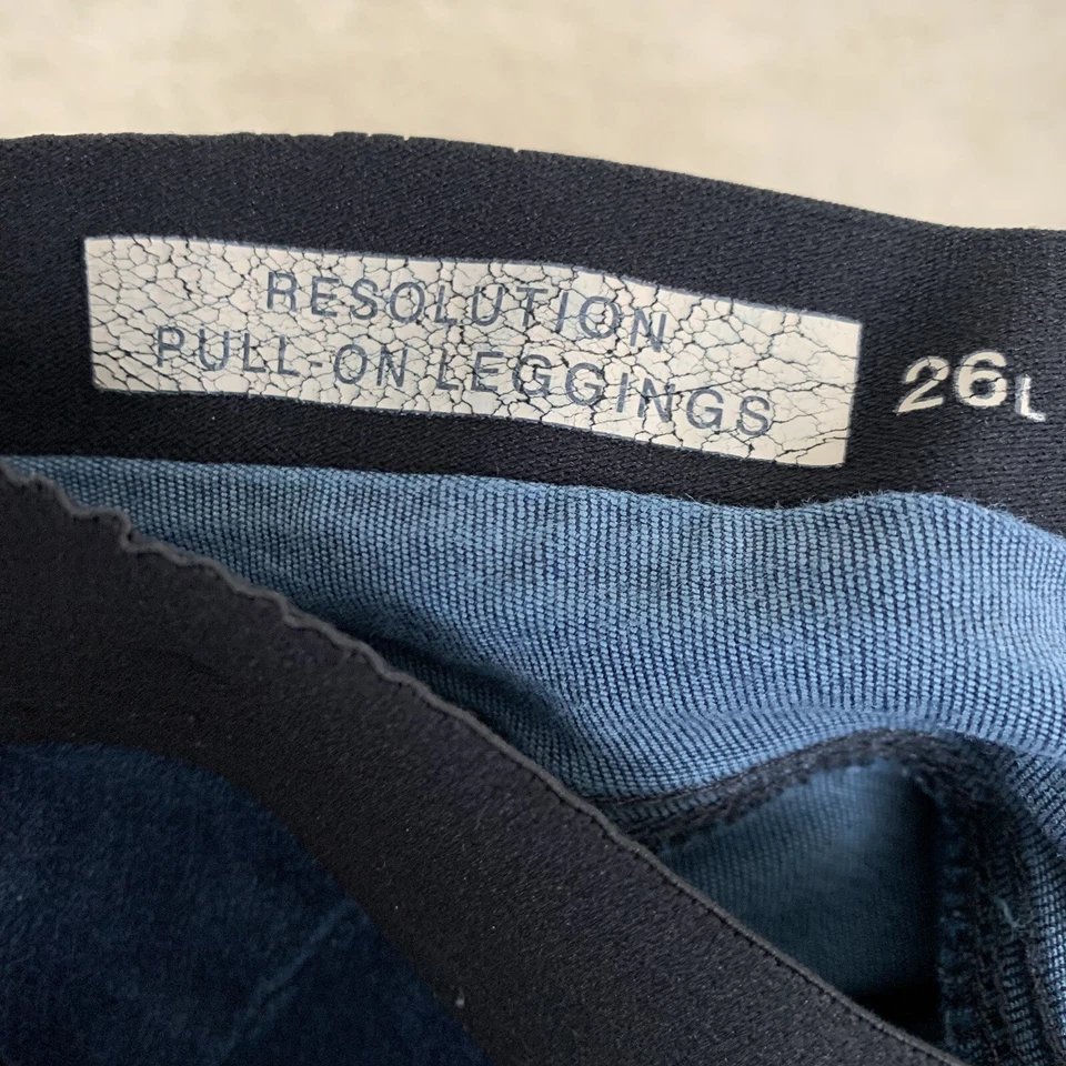 Jeans Gap 1969 Resolución Pull On Leggings Cintura Elástica Azul Oscuro Denim Talla 26 L Foto 3 de 4