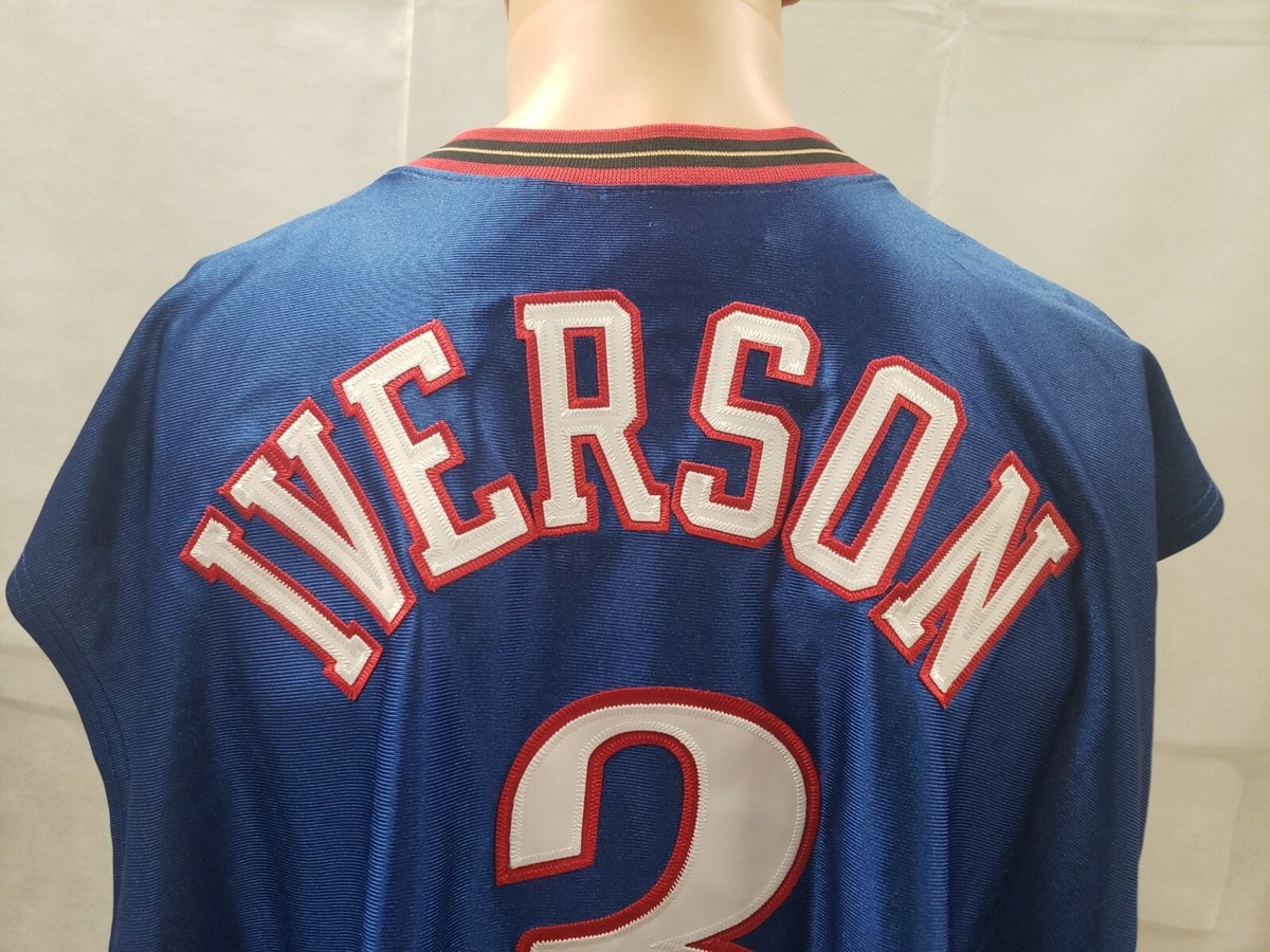 NWT Allen Iverson Champion Authentic Philadelphia 76ers