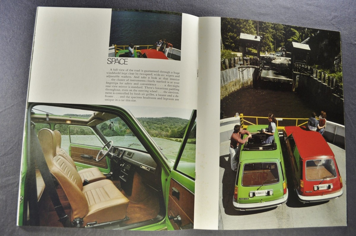 1976 Renault 5 Catalog Brochure TL GTL Sedan Nice Original 76 | eBay