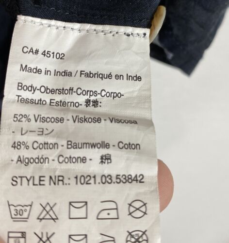 Maison Scotch Damen Tank Top Bluse Gr. 1/S ärmellos U-Ausschnitt Baumwolle Indien - Bild 10 von 11