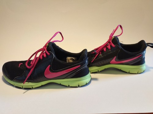 NIKE TRAINING IN SEASON TR WOMEN'S SIZE 8 BLACK,PINK,LIME GREEN SHOES 454445-063 - Picture 4 of 7