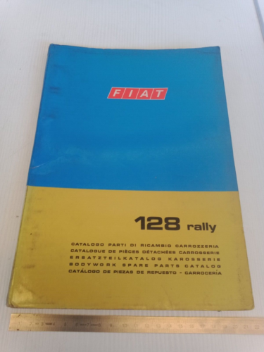 catalogo ricambi solo carrozzeria originale 1973 Fiat 128 Rally 2° edizione - Picture 1 of 14