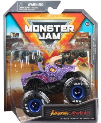JURASSIC ATTACK Series 31 - Monster Jam Spin Master Trucks Cars Auto 1:64 scale