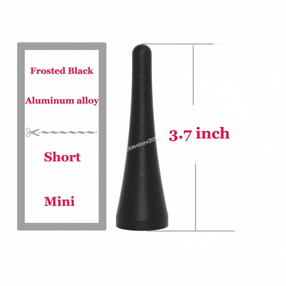 Mástil de antena rechoncho corto de 3,8" antena de señal de radio para Mazda MX-5 Miata 06-20 Foto 2 de 4