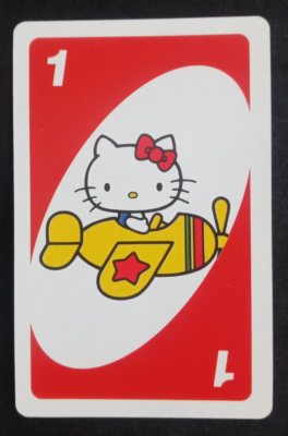 2012 Hello Kitty Uno Card Red #1 | eBay